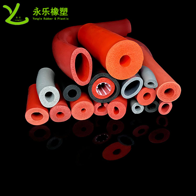 擠出發(fā)泡硅膠管，耐高溫發(fā)泡硅膠管，耐老化發(fā)泡硅膠管