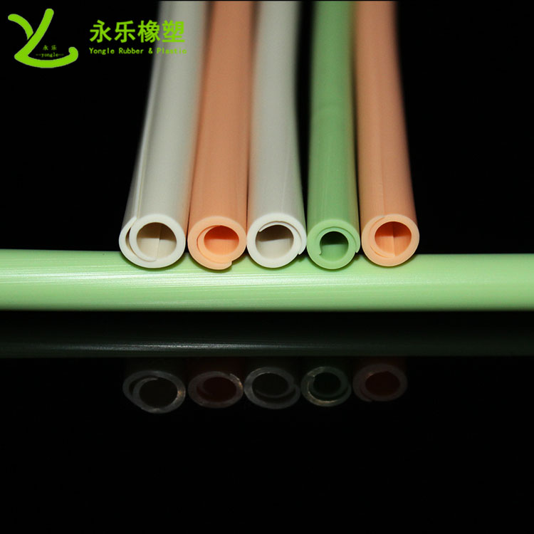 硅膠吸管，擠出異形硅膠吸管，食品級(jí)硅膠吸管