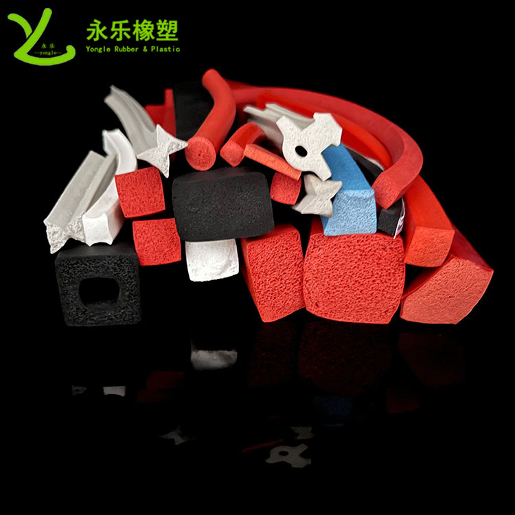 擠出發(fā)泡硅膠條，防水發(fā)泡硅膠條，耐高溫發(fā)泡硅膠條